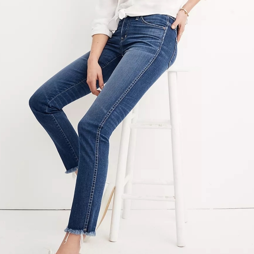Madewell Women's Straight Leg Jeans - Blue